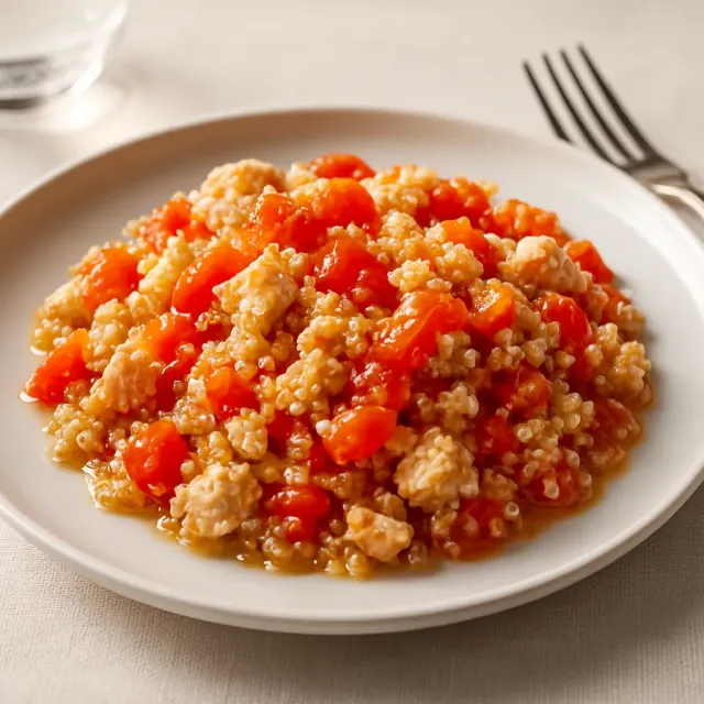 Киноа с курицей