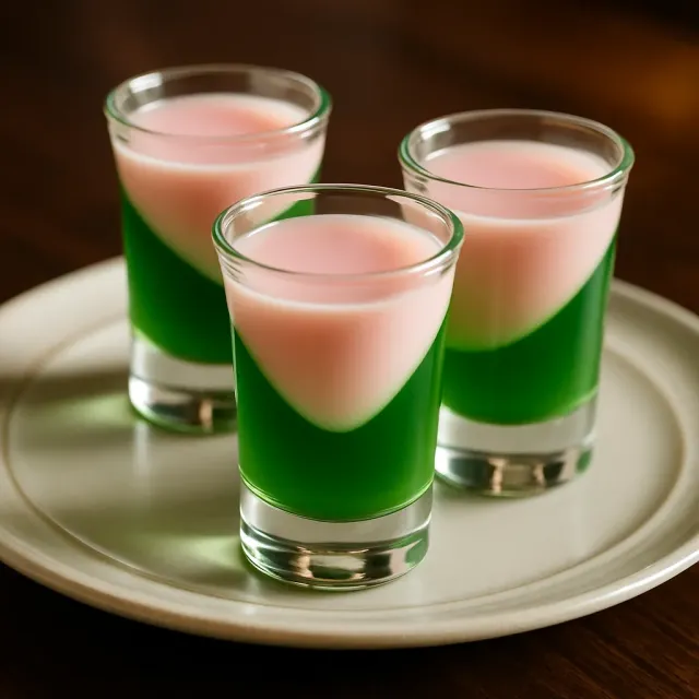 聖帕特里克節果凍酒精杯