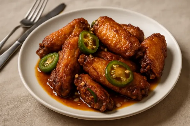 Cánh gà Adobo Cay Leyley
