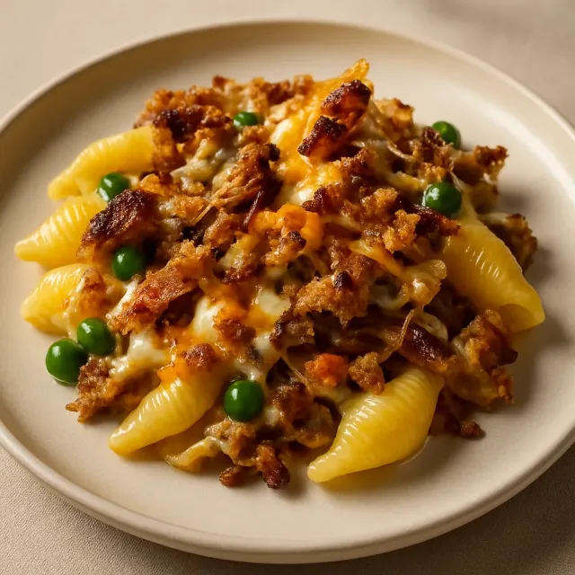 Casserole cá ngừ với sốt Bechamel