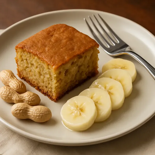 Bananen-Erdnussbutter-Brot