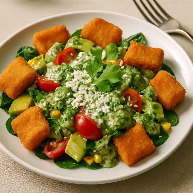 Fisch-Taco-Salat