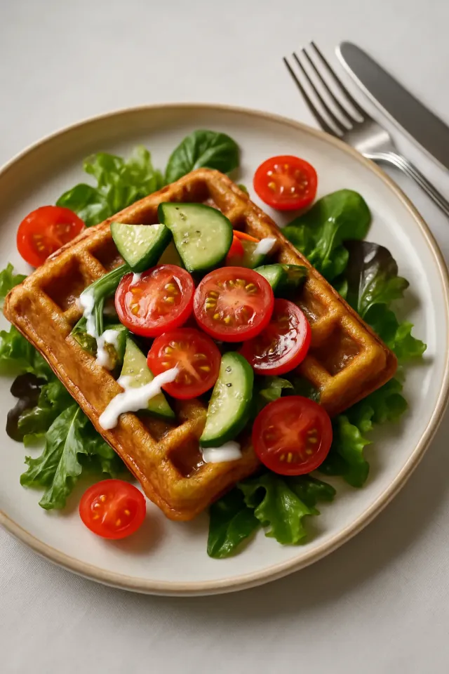 Gewaffelter Falafel