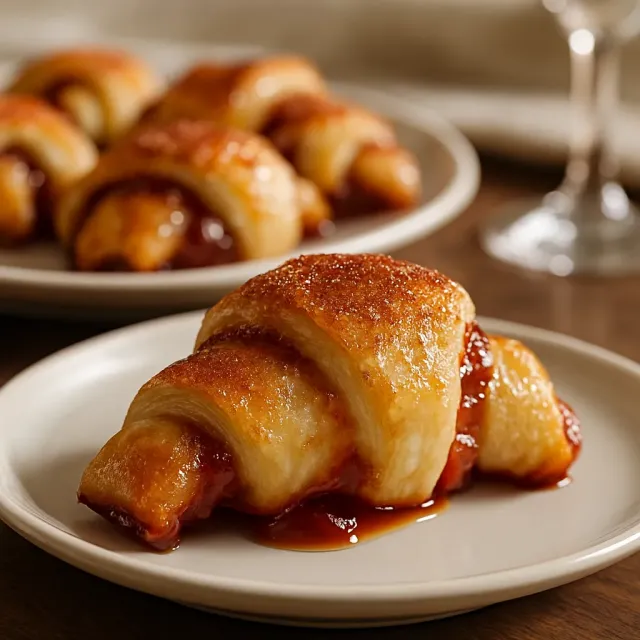Rugelach de Framboesa e Damasco