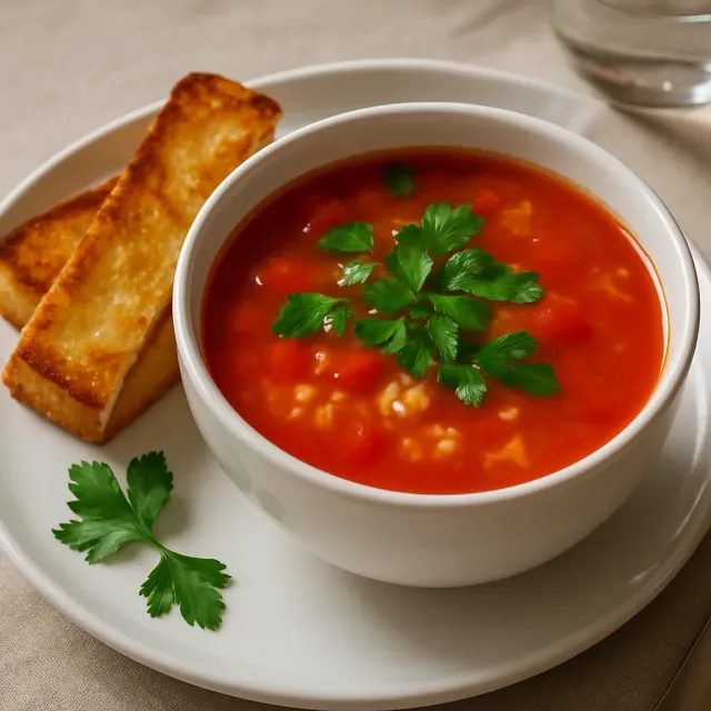 Prosciutto Fave Minestrone alla Riso
