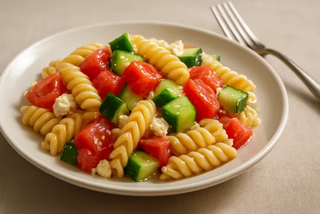 Salada de Macarrão Simples