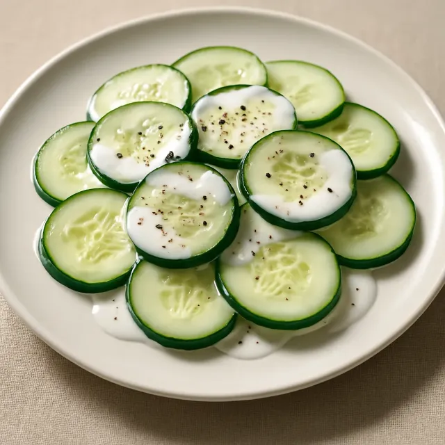 Fatias de Pepino Cremoso