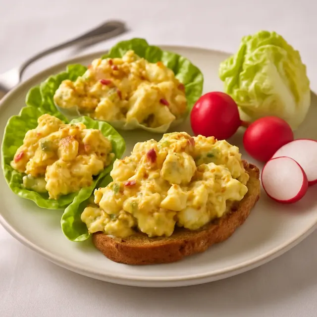 Harissa-Eiersalat