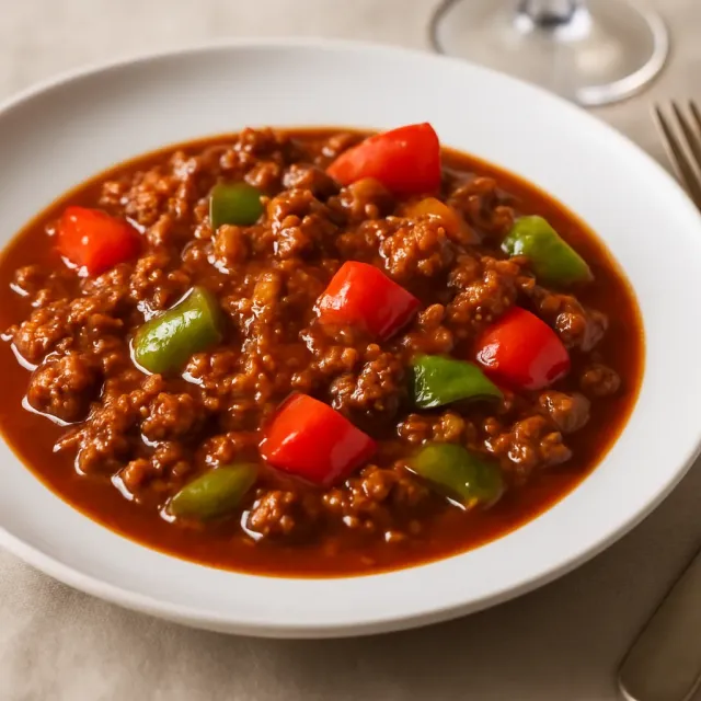Épais Chili Viande d'Homme
