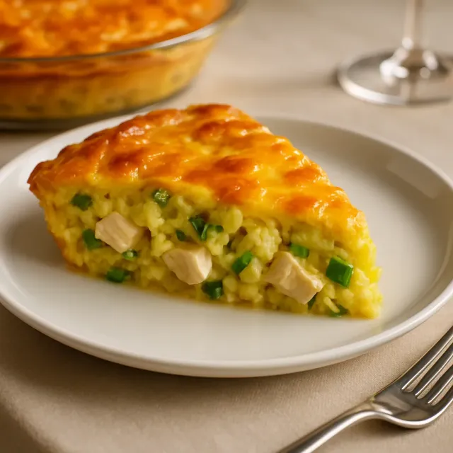 Bánh Pot Pie Gà với Lớp Phủ Bánh Ngô