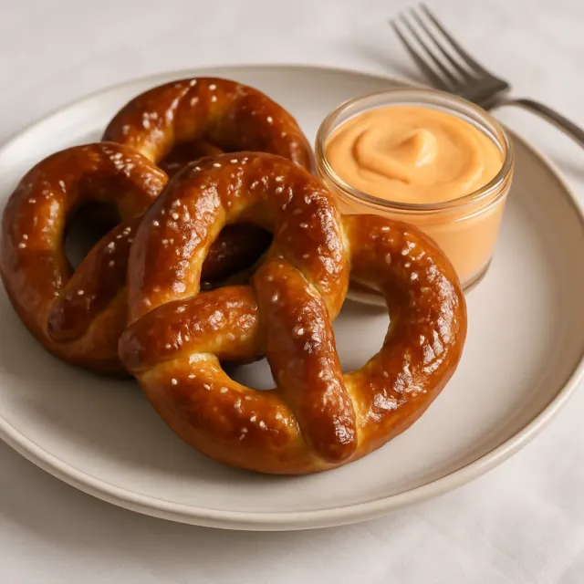 Sourdough Soft Pretzels