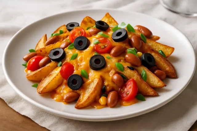 Быстрые картофельные начос