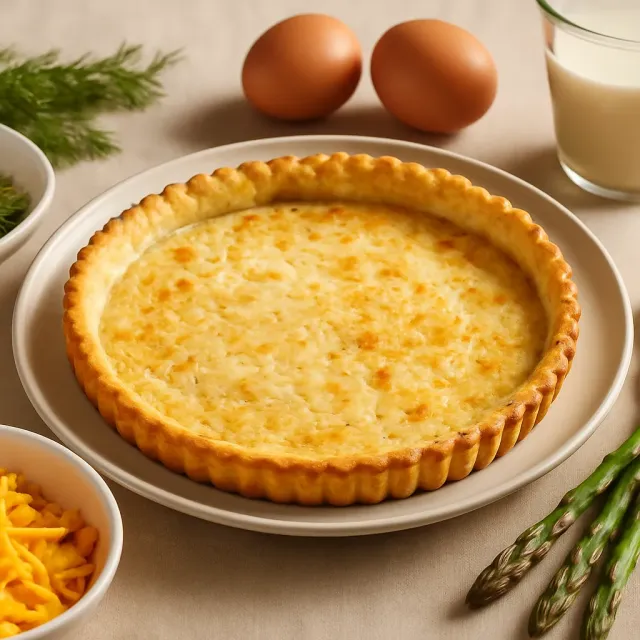 Cheesy Quiche Crust