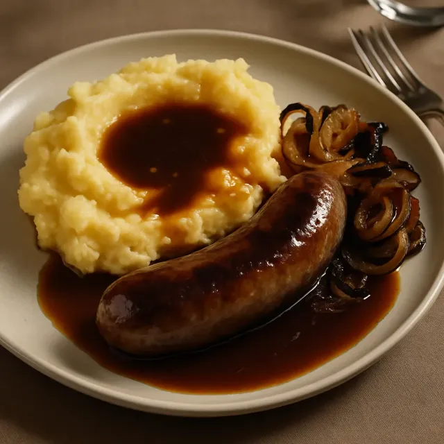 Saucisses et purée