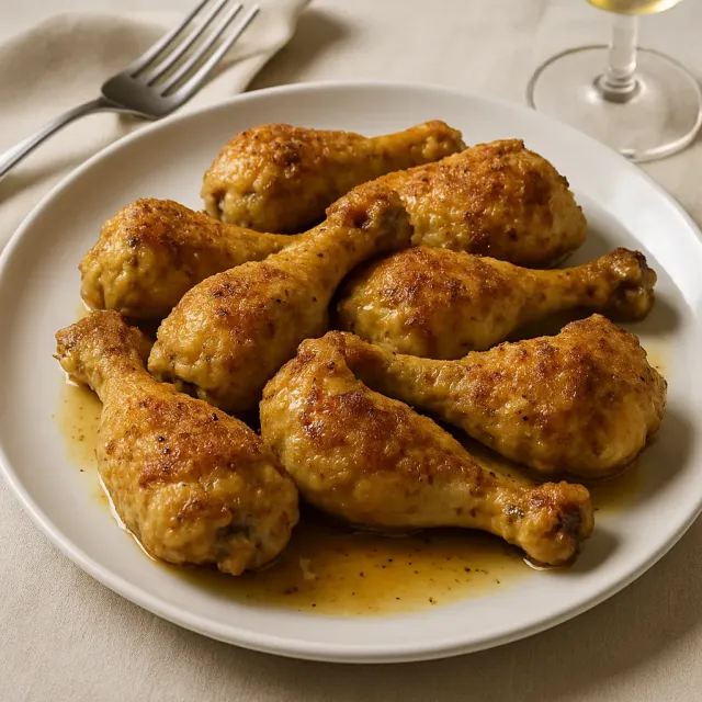 Куриные ножки с пармезаном
