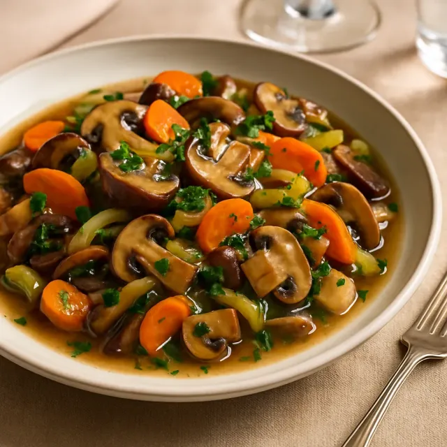 Pilz-Artischocken-Suppe