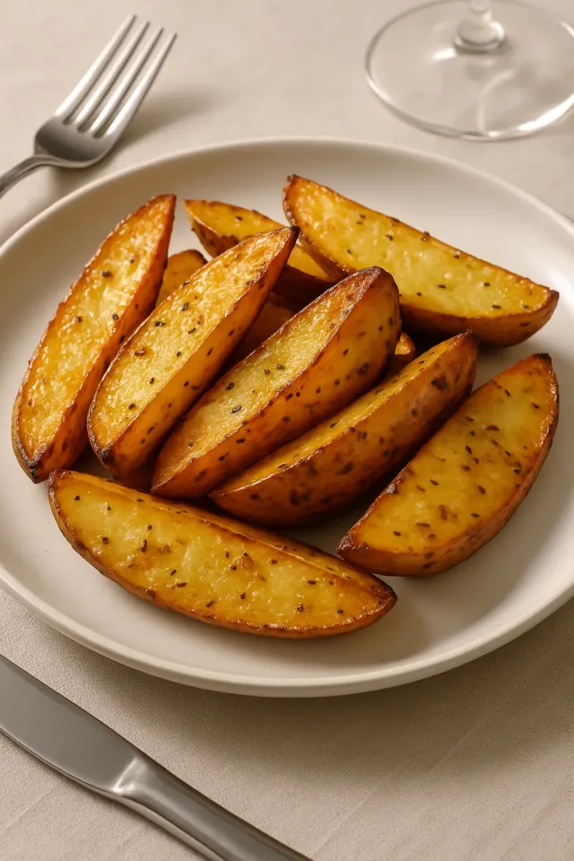 Cajun Usulü Patates Dilimleri