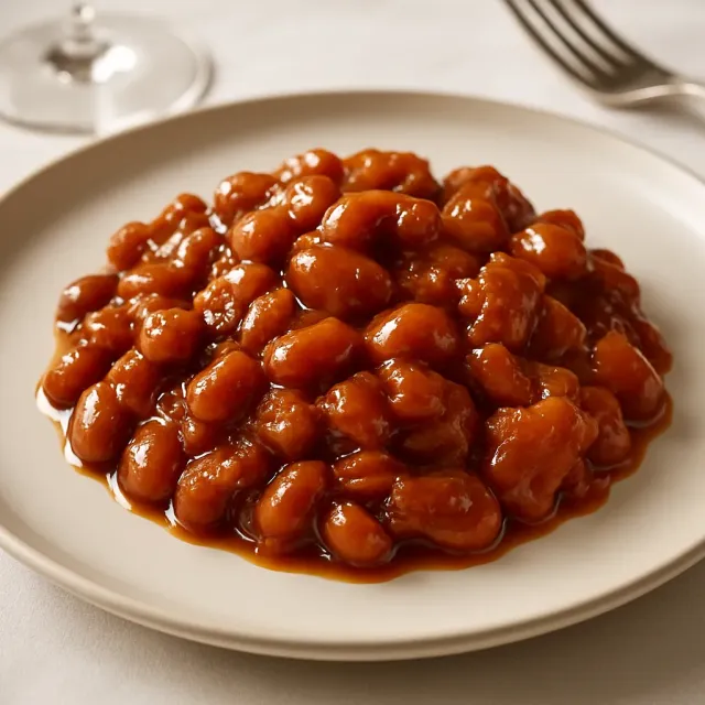Langsam gegarte Bohnen im Slow Cooker