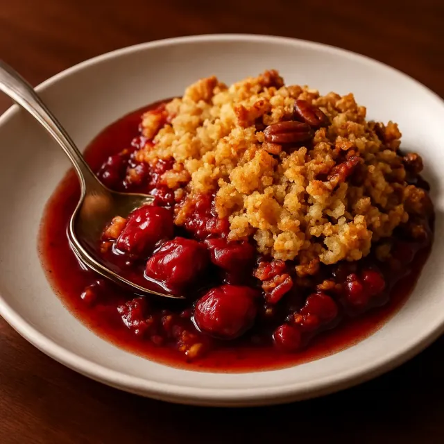 Crocante de Maçã e Cranberry