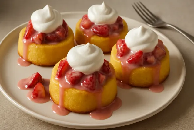 Schnelles Erdbeer-Shortcake