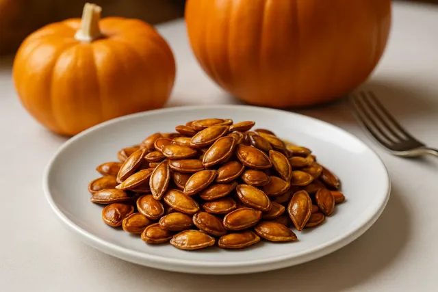 Graines de citrouille sucrées et épicées