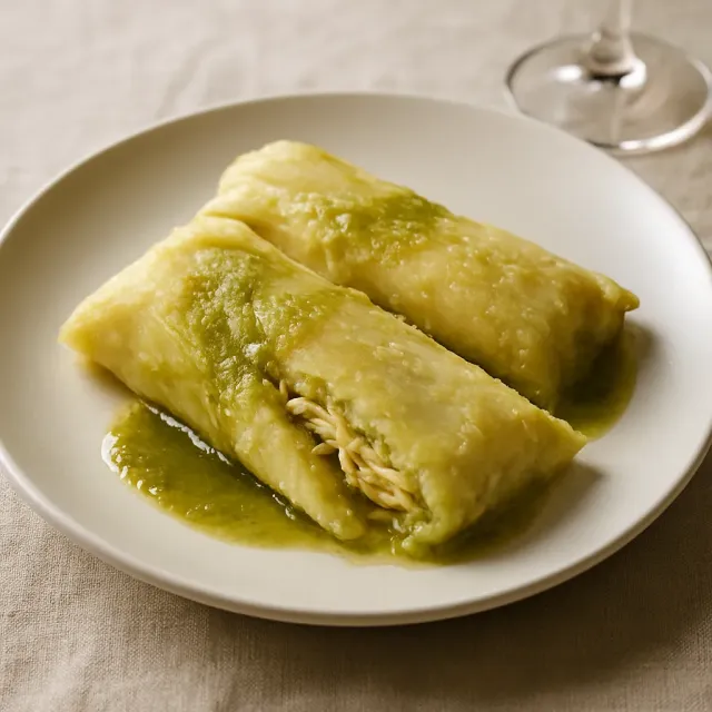 Yeşil Tavuklu Tamale