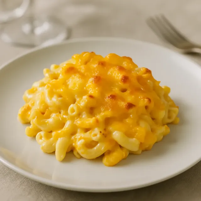 Baked Mac and Cheese with Sour Cream and Cottage Cheese