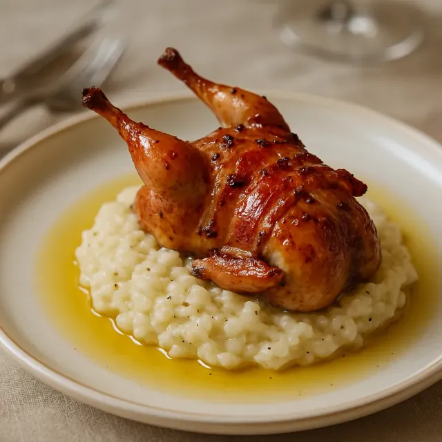 Risotto italiano con codornices (Quail Risotto)