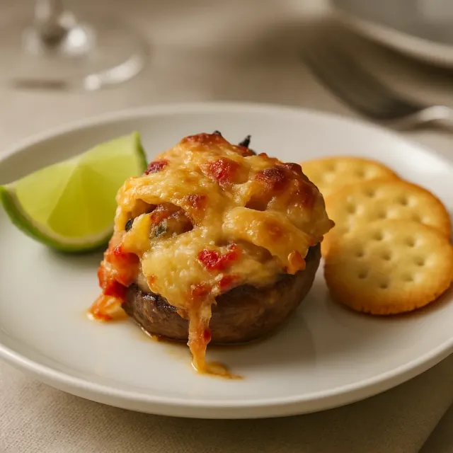 Champiñones Rellenos de Cangrejo II