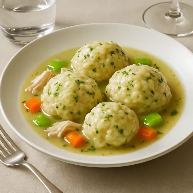 Курица с клецками в мультиварке