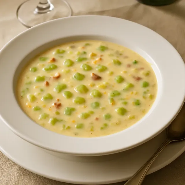 Sopa Cremosa de Presunto e Batata
