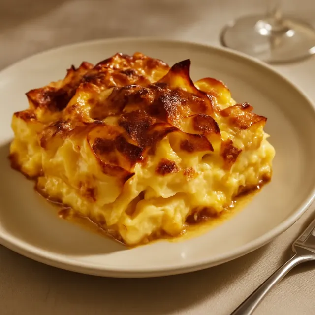Kugel de Macarrão com Canela