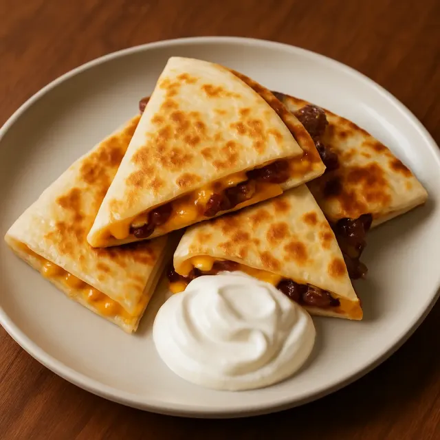 Bacon and Tomato Quesadillas