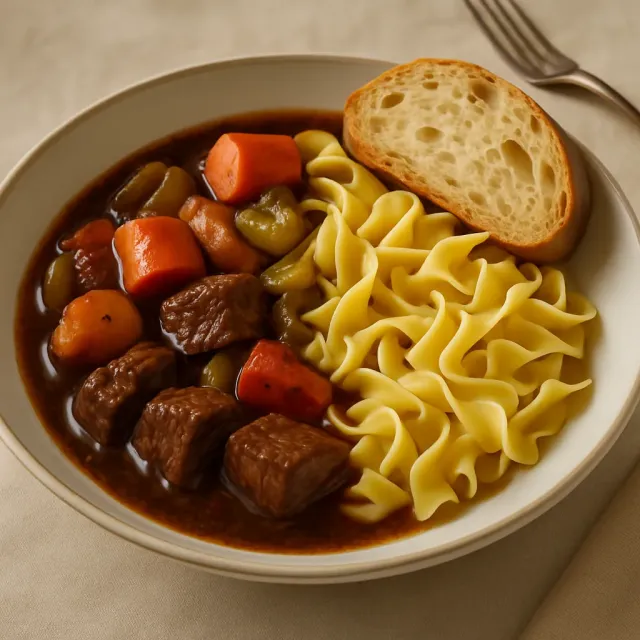 Instant Pot Rindfleischeintopf mit Rotwein