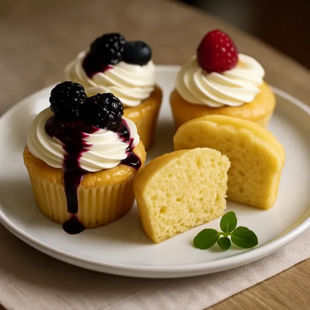 Cupcakes de Bolo de Peso