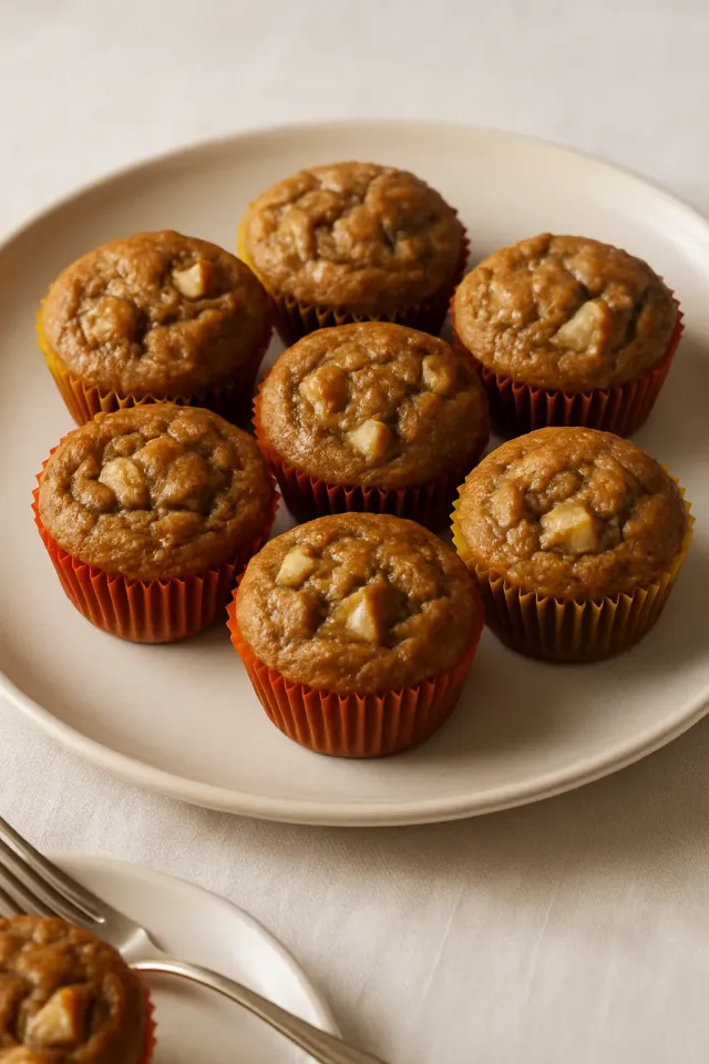 Apple Oatmeal Muffins