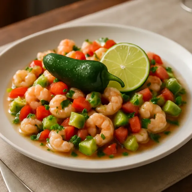 Avocado-Garnelen-Ceviche