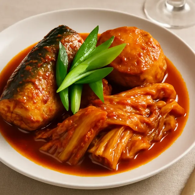 Godeungeo Jorim (Cá thu kho kiểu Hàn Quốc với củ cải)