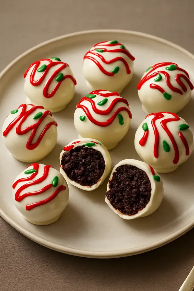 Trufas de Árvore de Natal da Little Debbie com 3 Ingredientes