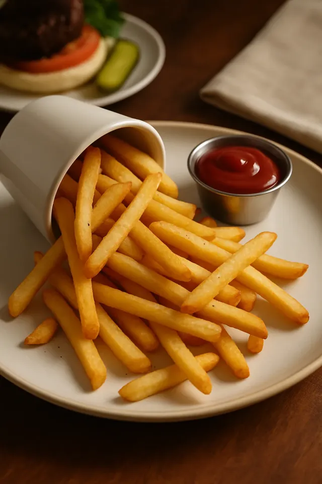 Batatas Fritas Congeladas na Fritadeira a Ar