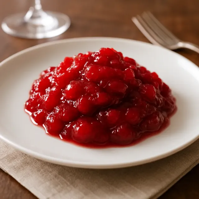 Salsa de Manzana y Arándano Fácil