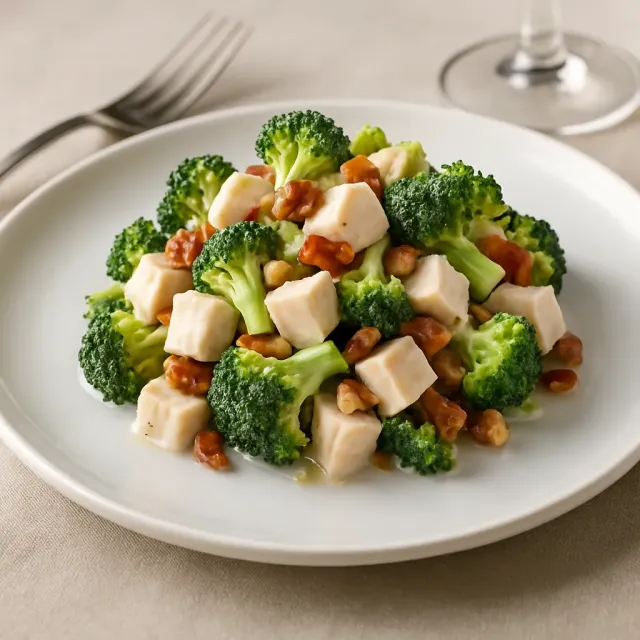 Salade de poulet et brocoli