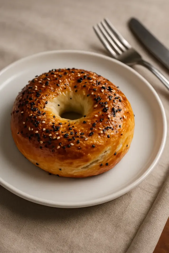 Bagels aus 2-Zutaten-Teig