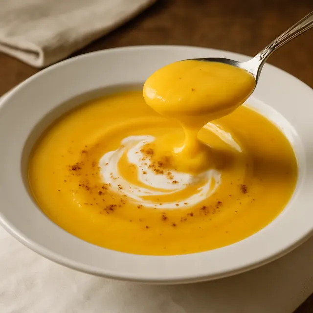 Soupe de courge et de pomme