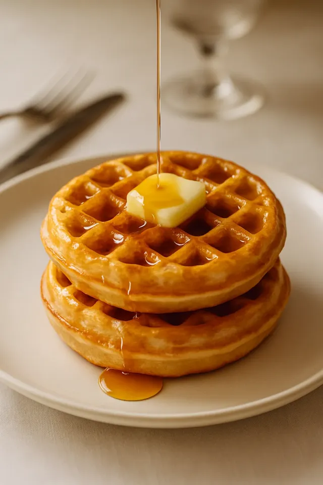 Waffles Crocantes sem Ovos