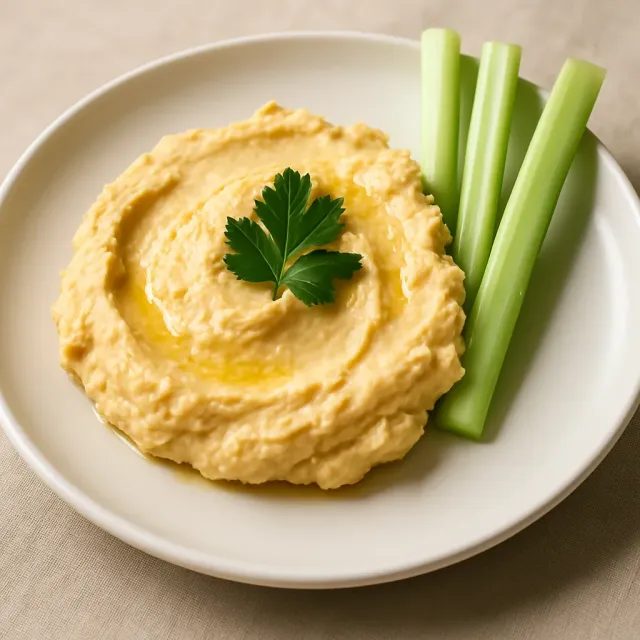 Sarımsaklı Hummus
