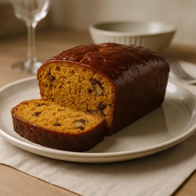 Pão de Abóbora Úmido