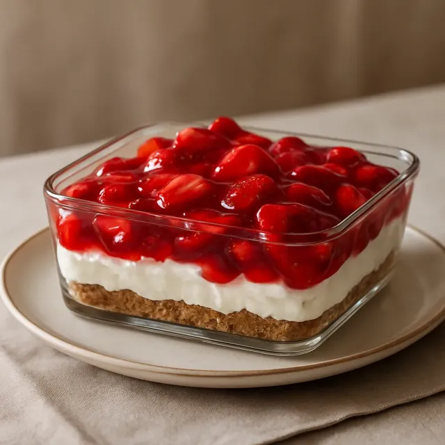 Erdbeer-Brezel-Kuchen