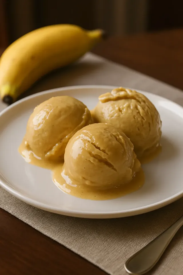 Muz Puding Dondurma