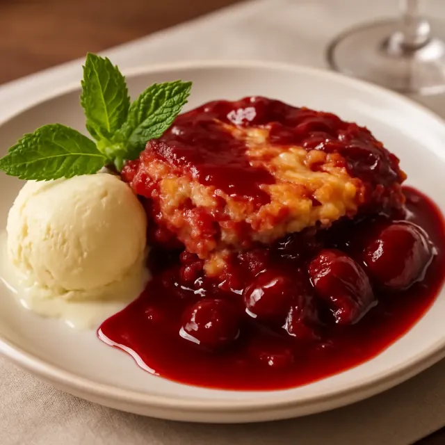 Crumble de Cerejas Frescas Sem Glúten